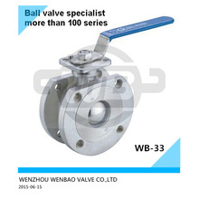 A351 CF8m Wafer Ball Valve 11/2 Inch Pn16